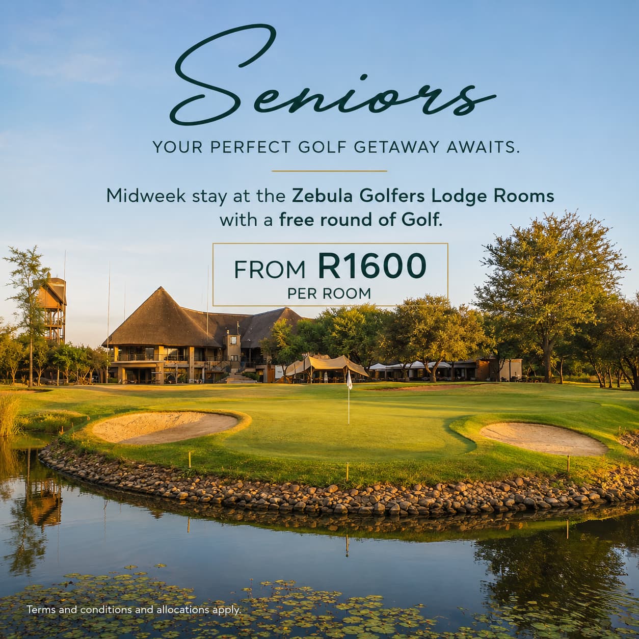 Seniors Golf Getaway special Seniors Golf getaway